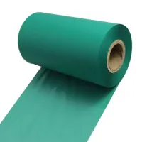 Красящая лента RESIN PREMIUM TEXTILE GREEN Matt (25мм/200м/25мм/1") OUT