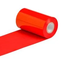 Красящая лента WAX PREMIUM COLOR RED (25мм/300м/25мм/1") OUT
