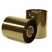 Красящая лента RESIN PREMIUM TEXTILE GOLD Metallic (102мм/200м/102мм/1") OUT