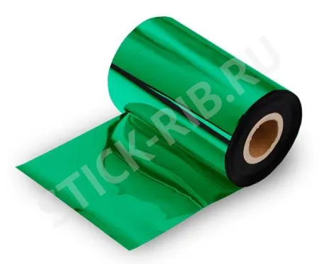 Красящая лента RESIN PREMIUM TEXTILE GREEN (30мм/200м/30мм/1") OUT
