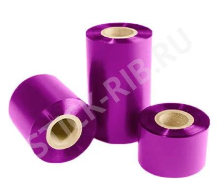 Красящая лента RESIN PREMIUM TEXTILE PURPLE C (110мм/200м/110мм/1") OUT