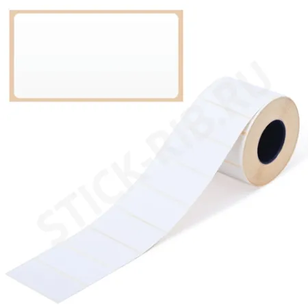 Купить термотрансферная этикетка 58x30 (900), втулка 40 мм, плг оптом