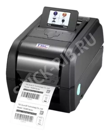 Термотрансферный принтер этикеток TSC TX 200 LCD SU+Ethernet+USB Host+Wi-Fi slot-in с отделителем